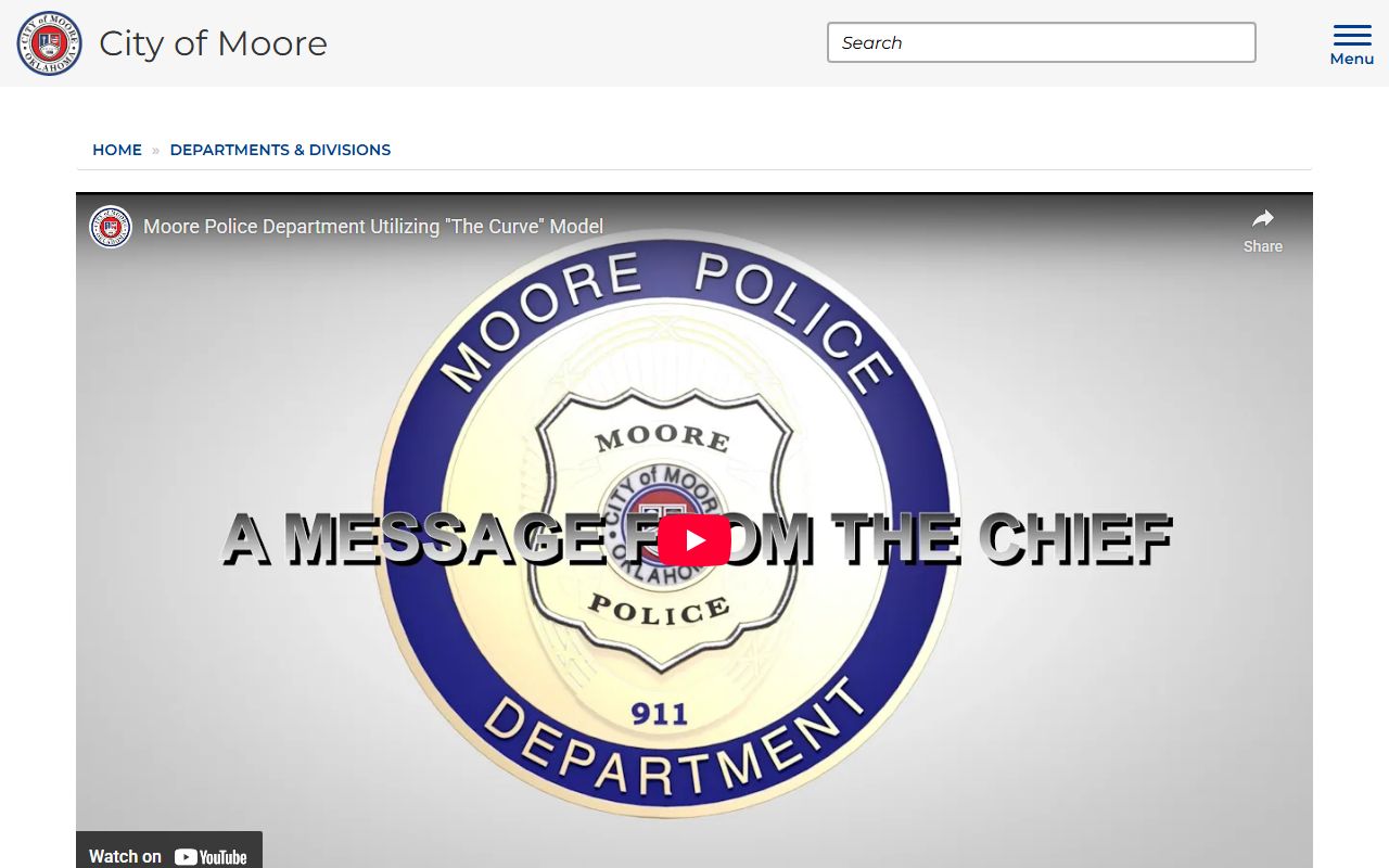 Moore Police Department released inmates records
