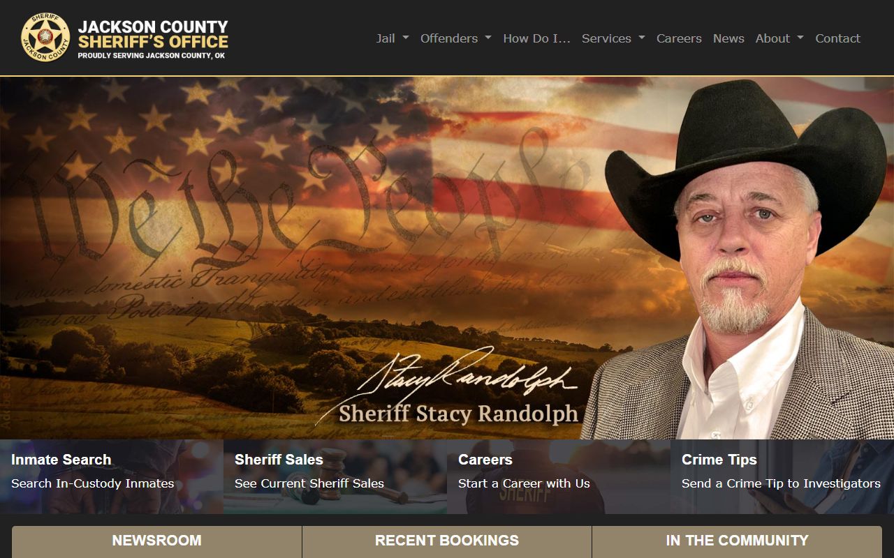 Jackson County Sheriff's Office main website