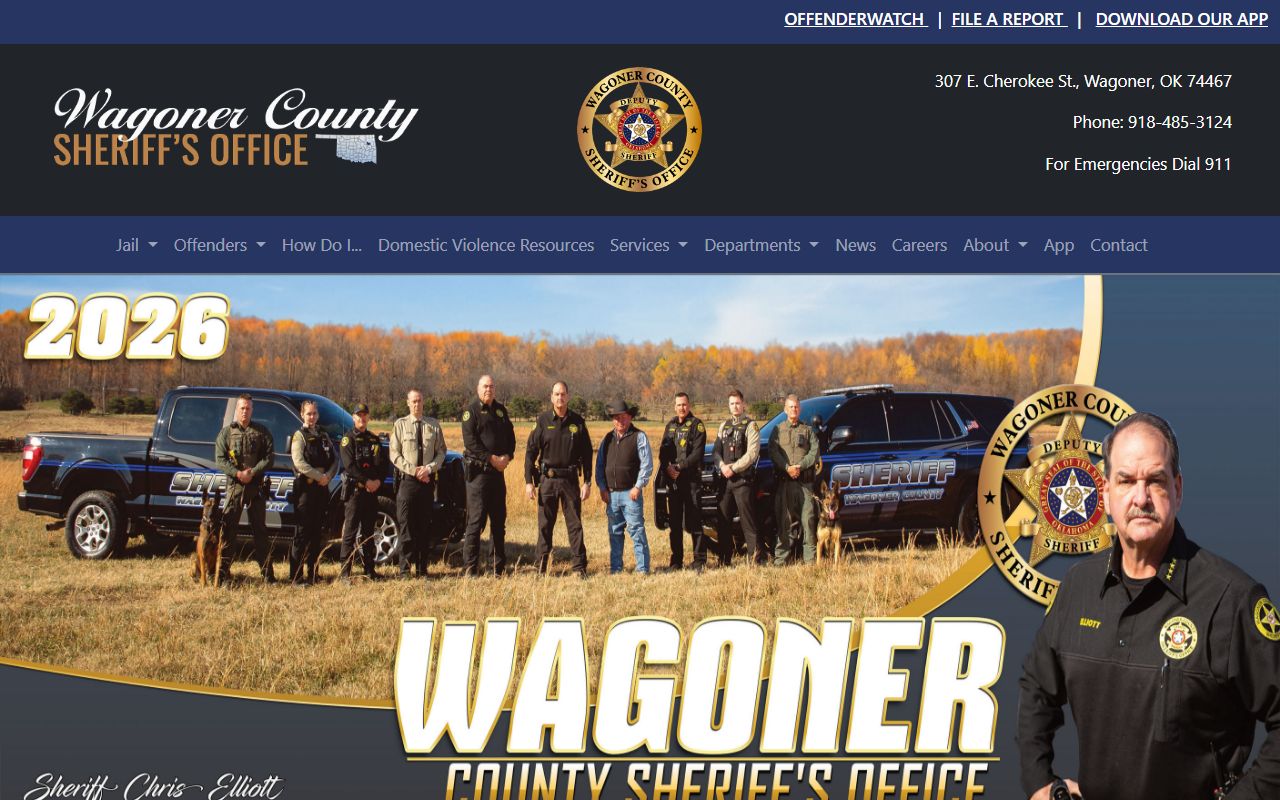 Wagoner County Sheriff Office website
